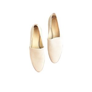 NISOLO beige Nora canvas loafers 10